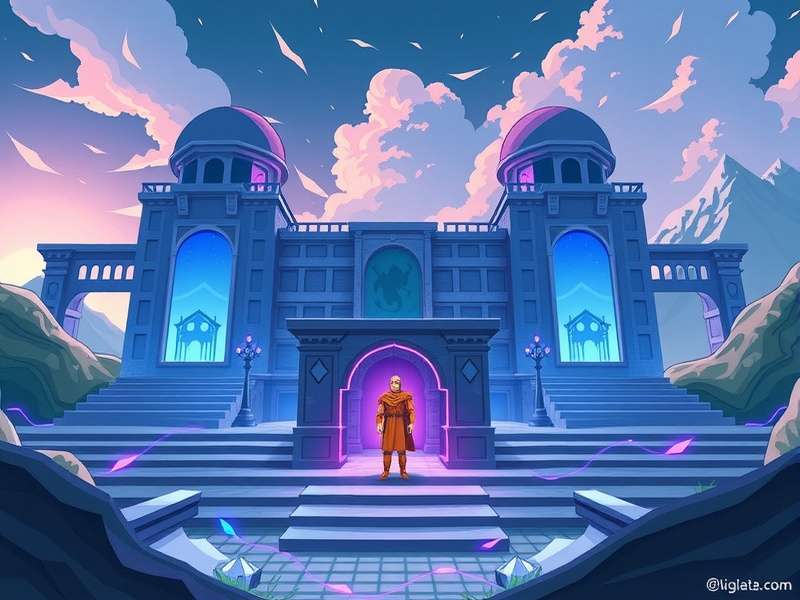 Esports tournament stage with players competing